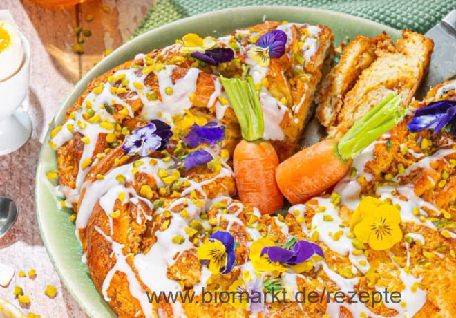 Rezepte für Bio-Gerichte oder vegane Ernährung